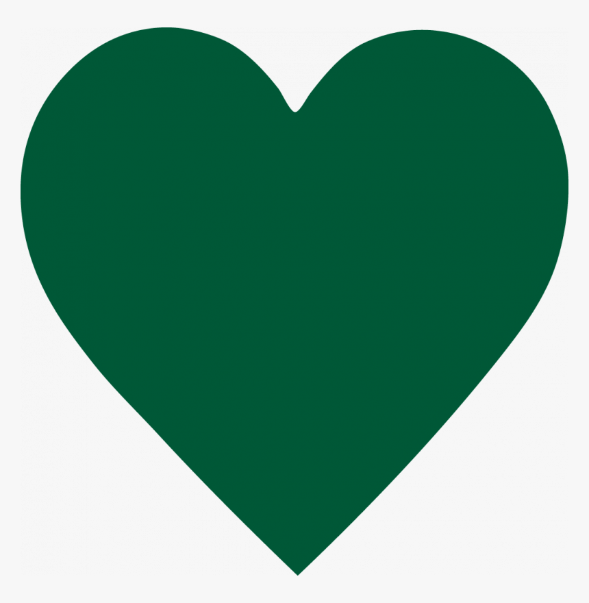 Transparent Gold Glitter Heart Png - Dark Green Heart Emoji, Png Download, Free Download