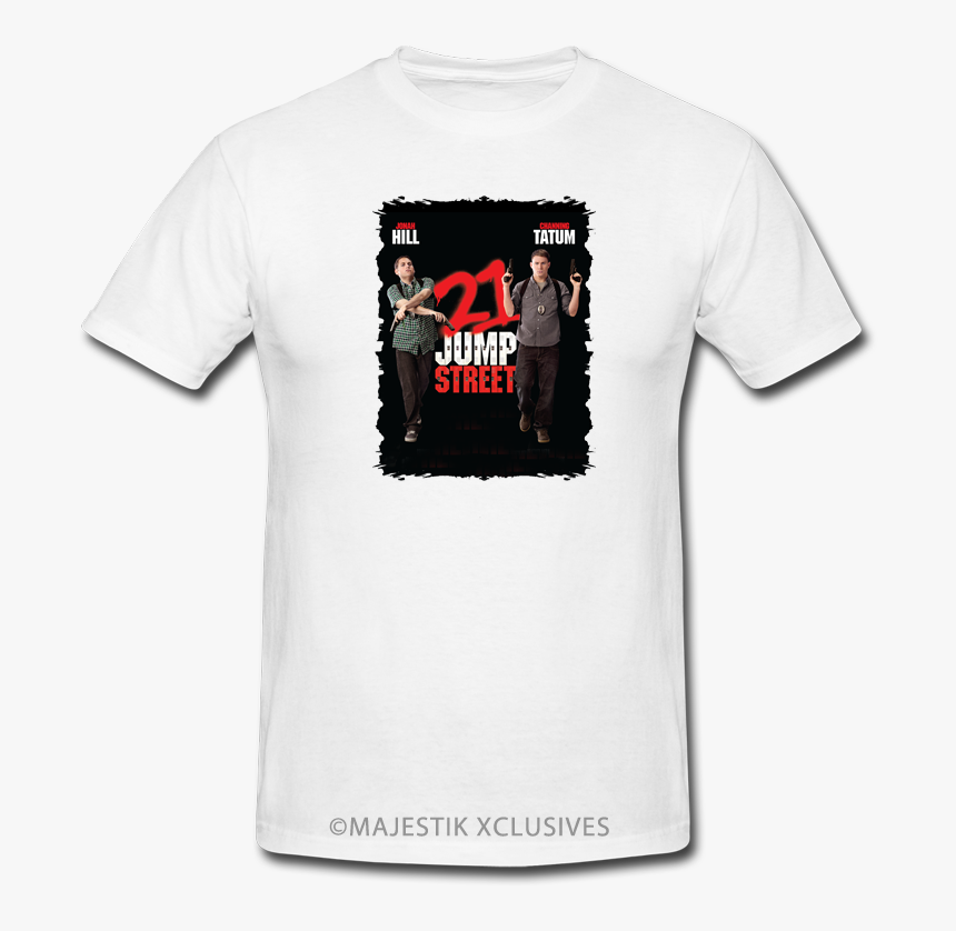 21 Jump Street V2 Movie T Shirt Jonah Hill Channing - T Shirt, HD Png Download, Free Download