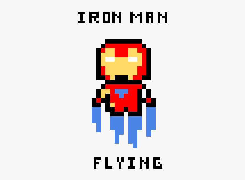 Iron Man Flying - Cartoon, HD Png Download, Free Download