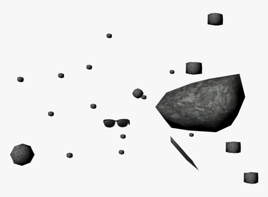 Floating Rocks - - Monochrome, HD Png Download, Free Download