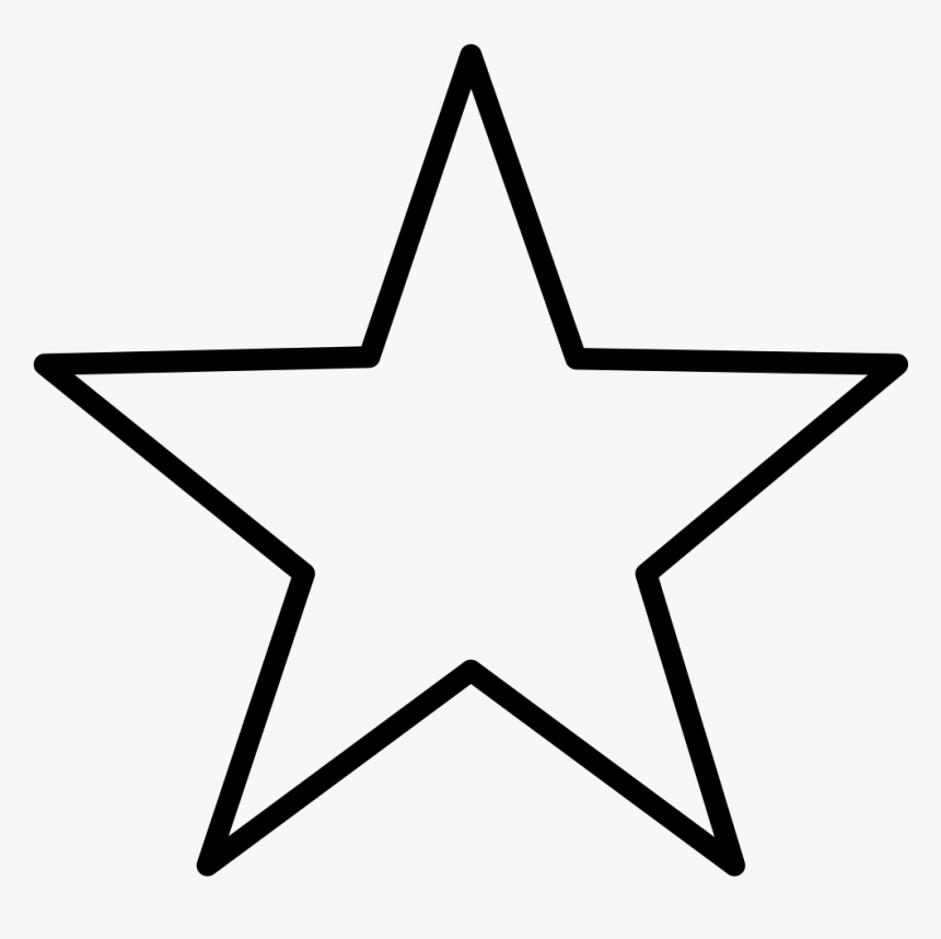 5 Point Star Svg Png Icon Free Download - Star Outline, Transparent Png, Free Download