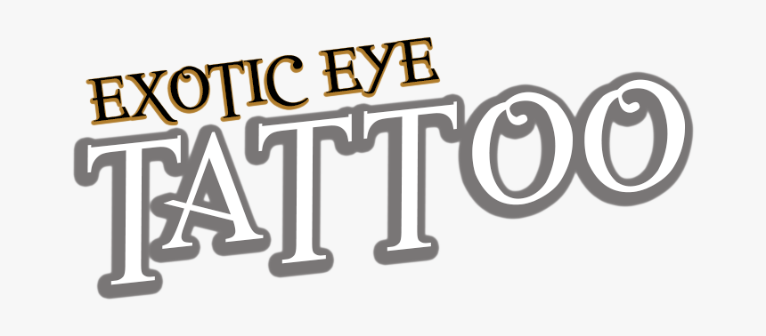 Exotic Eye Tattoo - Calligraphy, HD Png Download, Free Download