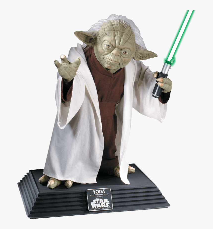 Collectors Edition Life Size Yoda Statue - Yoda Statue Lifesize, HD Png Download, Free Download