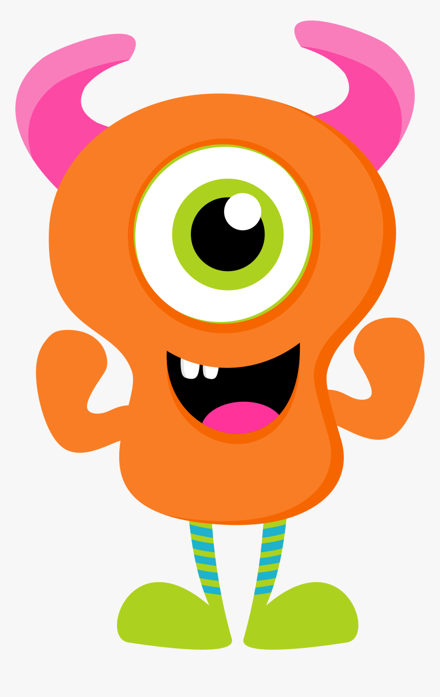 Transparent Monsters Png - Orange Monster Clipart, Png Download, Free Download