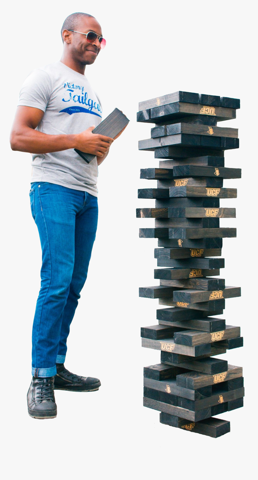 Giant Jenga - Sitting, HD Png Download, Free Download