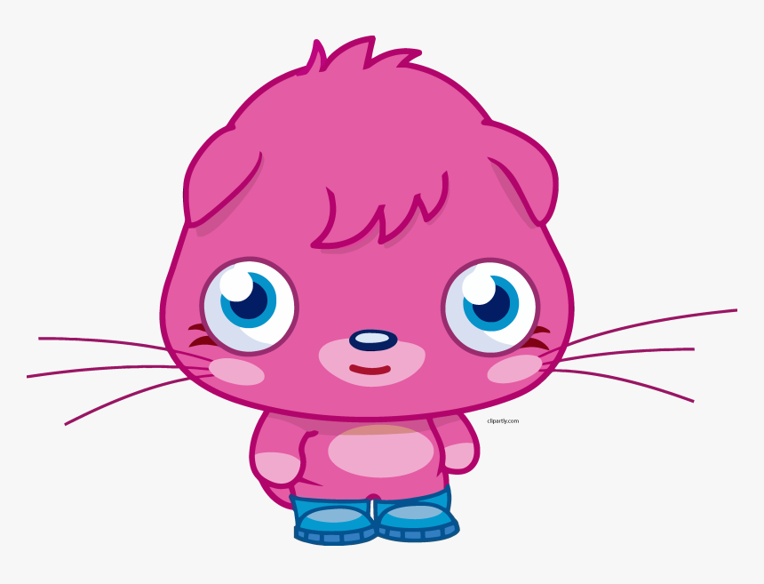 Moshi Monsters Pink Clipart Png - Poppet Moshi Monsters Png, Transparent Png, Free Download