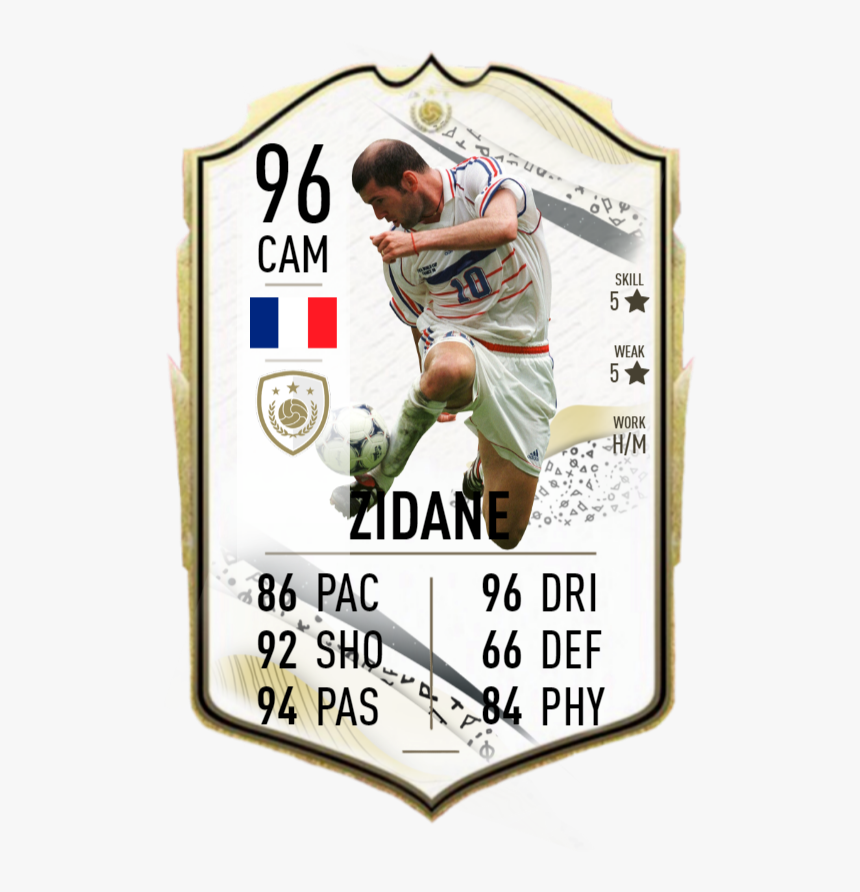 Fifa 20 Zidane Rating, HD Png Download, Free Download