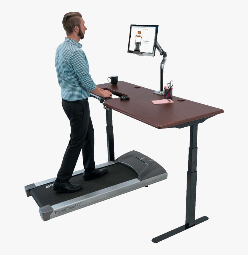 Treadmill Desk - Standing Desk, HD Png Download, Free Download