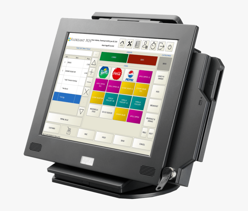 Cash Register Software For Pc - Application Point De Vente, HD Png Download, Free Download