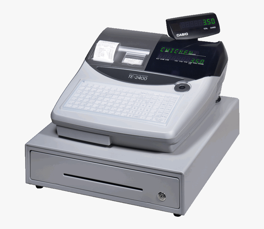 Casio Cash Register 2400, HD Png Download, Free Download