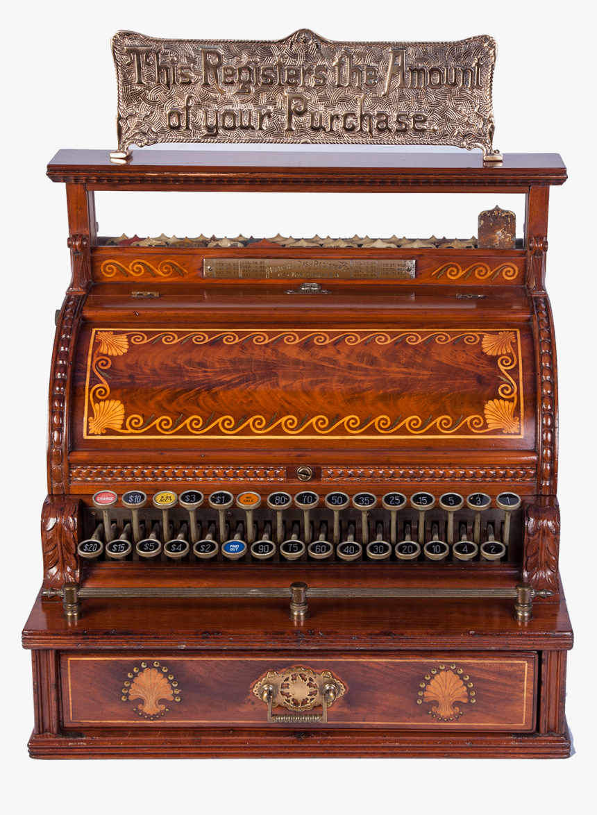 Antique Cash Register Png, Transparent Png, Free Download