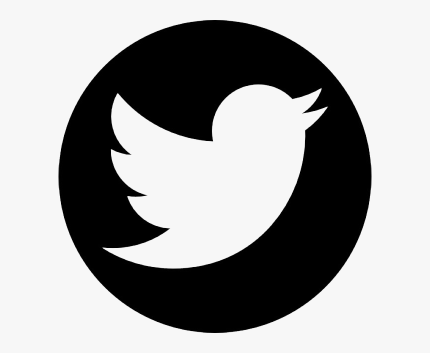 Twitter Icon Round Black, HD Png Download, Free Download