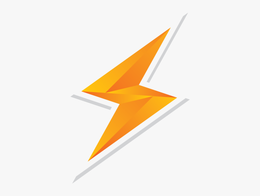 Bolt Thunder Naranja Amarillo - Thunder Logo, HD Png Download, Free Download