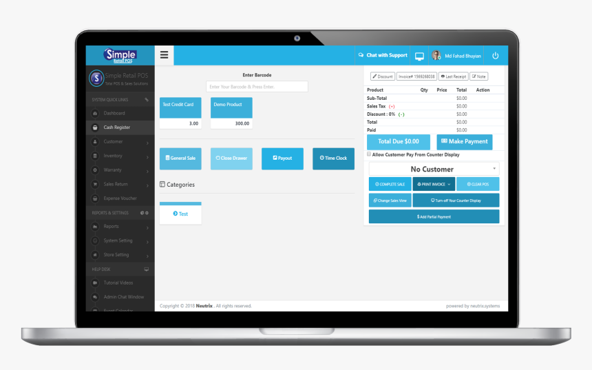 Simpleretailpos - Operating System, HD Png Download, Free Download