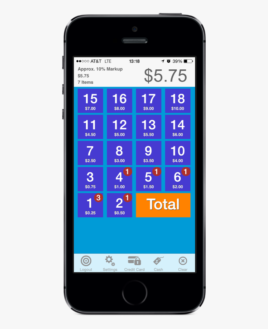 Iphone Cash Register App, HD Png Download, Free Download