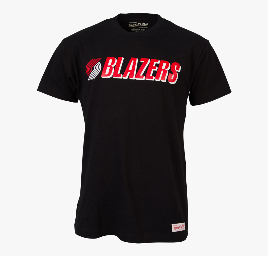 Ness Portland Trail Blazers Mens Team T-shirt - Active Shirt, HD Png Download, Free Download