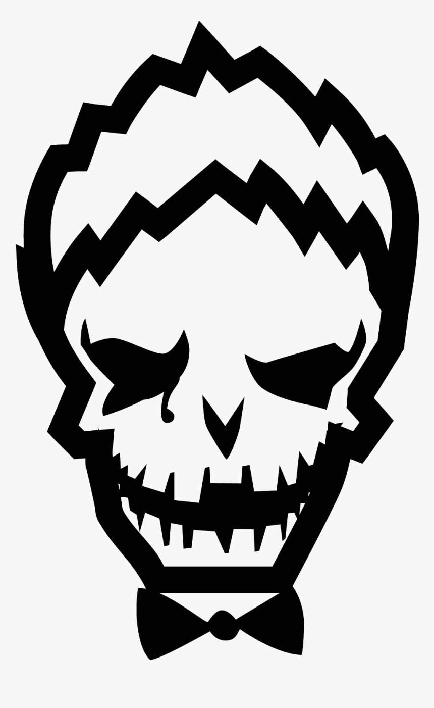 Skull Vector Joker - Suicide Squad Joker Icon, HD Png Download, Free Download