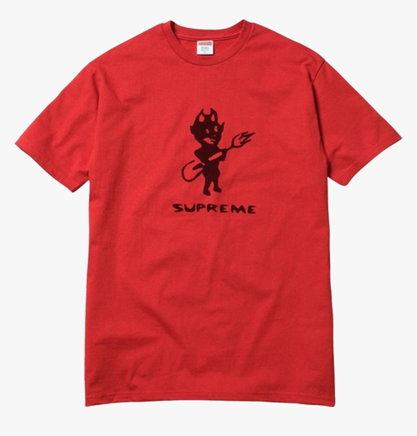 Supreme Tee Devil Red - Supreme Scarface Friend Tee, HD Png Download, Free Download