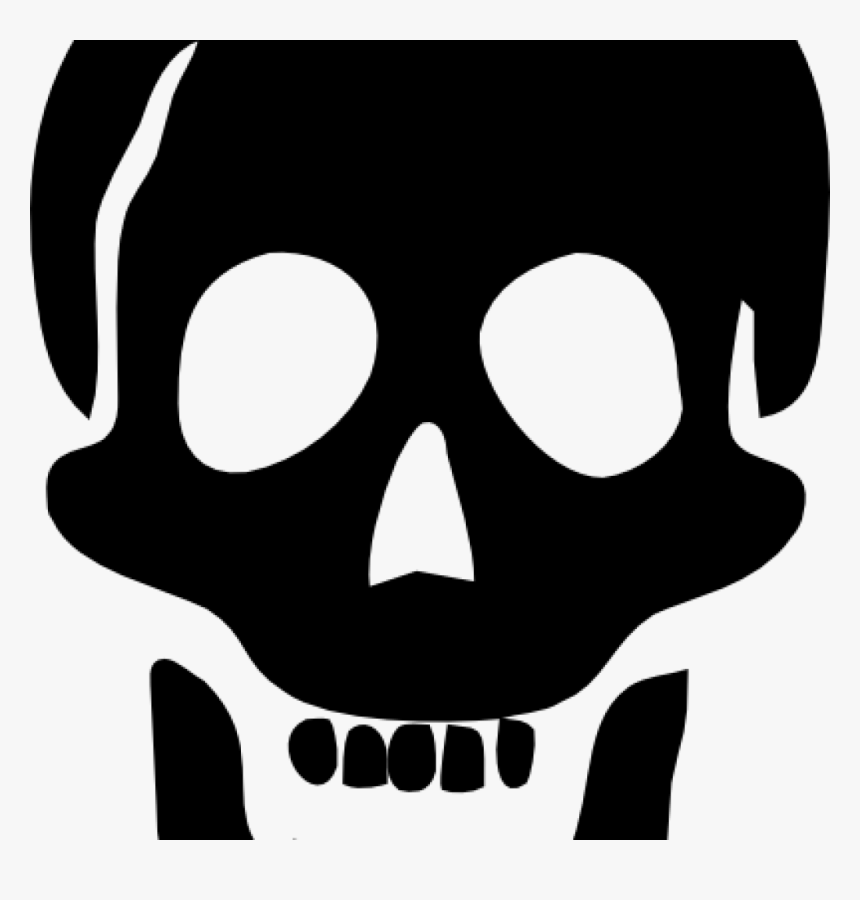 Skull Clipart Clip Art At Clker Vector Online Royalty - Calavera Pirada Png, Transparent Png, Free Download