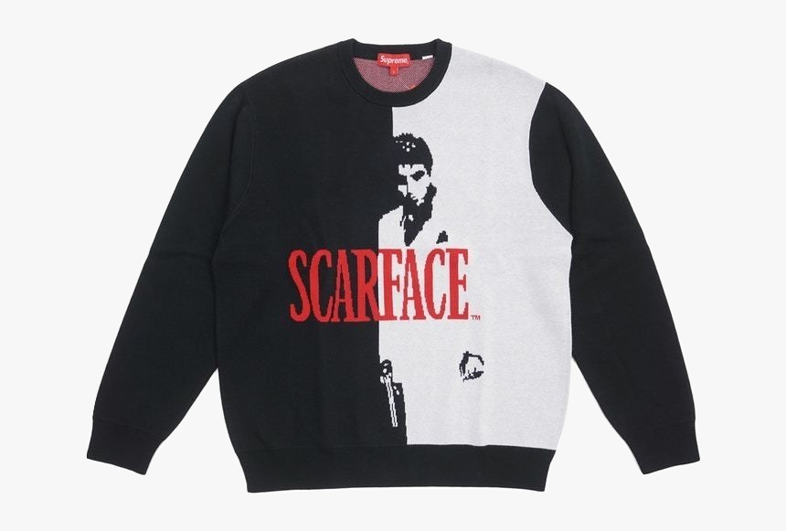 Supreme Scarface Sweater, HD Png Download, Free Download