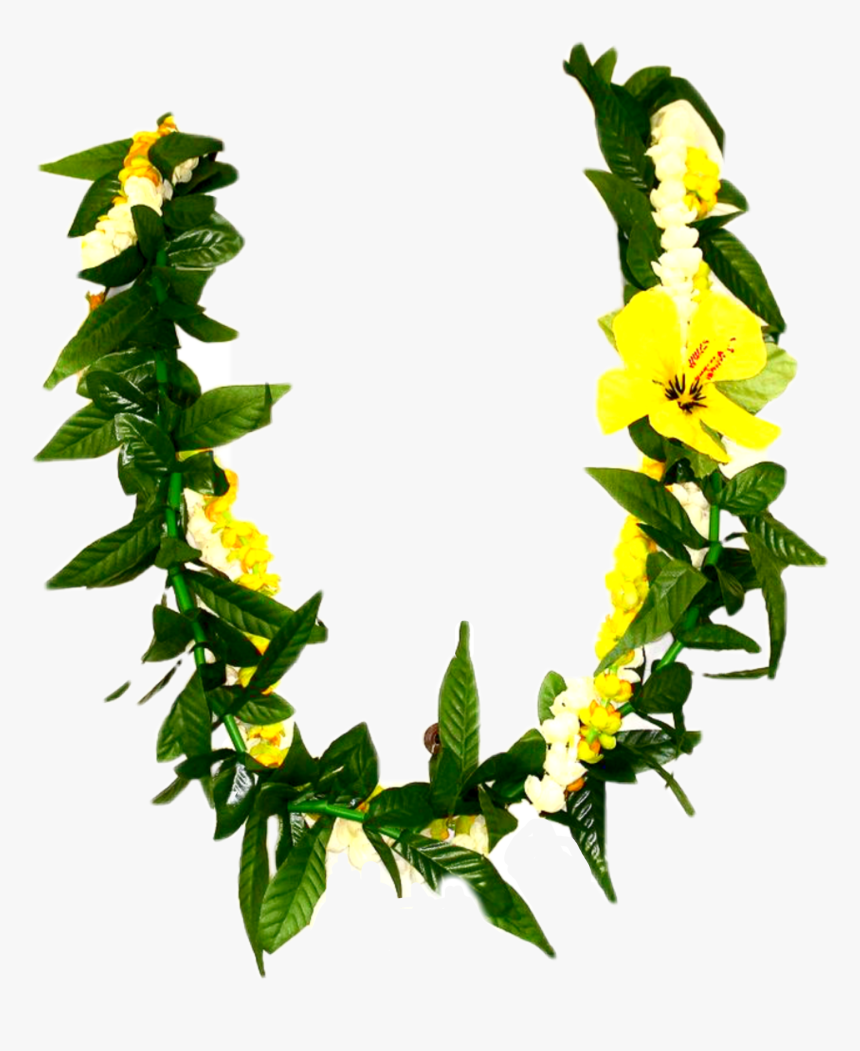 #lei #hawaiian #hawaii - Hawaii Flower Necklace Png, Transparent Png, Free Download