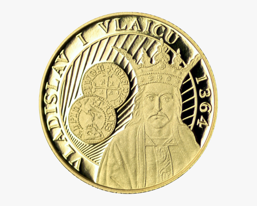 50 Bani And 100 Lei 2014 Romania Reverse - Monede De Aur Romanesti, HD Png Download, Free Download