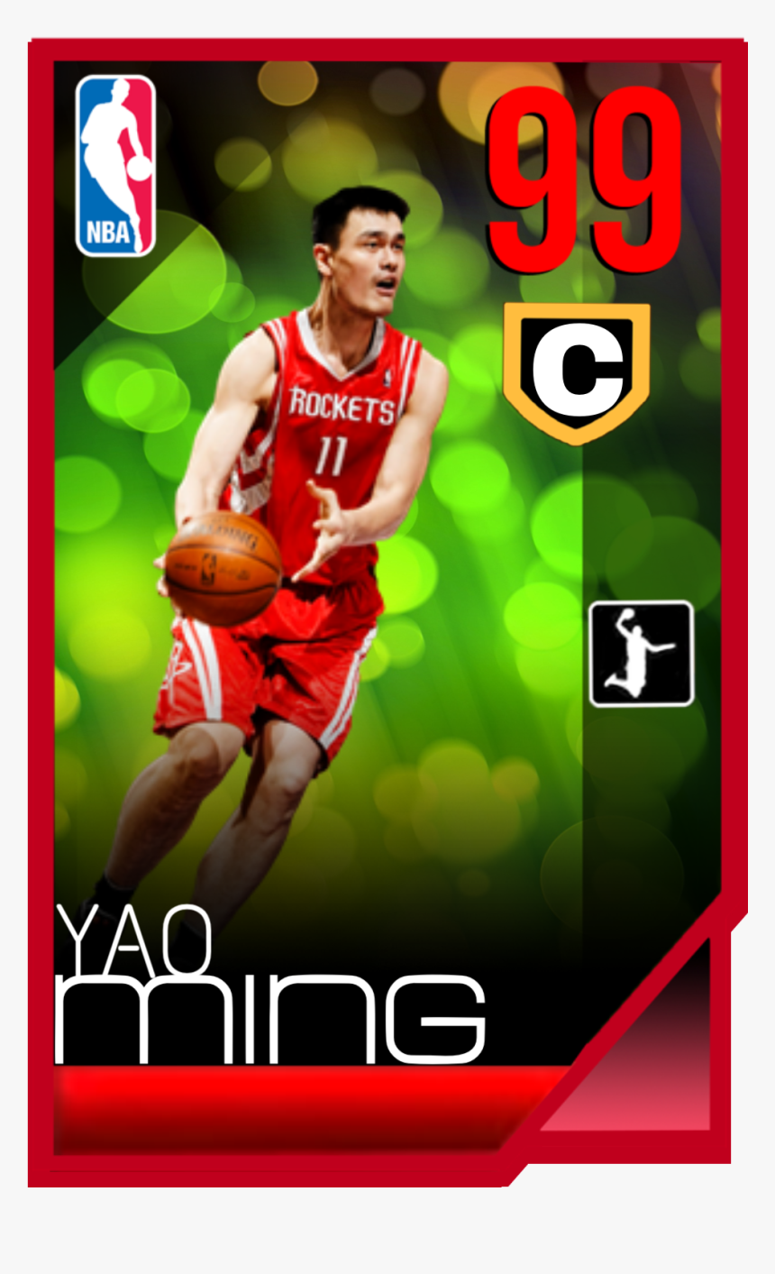 Yao Ming Nba Live Mobile Card - Kick Up A Soccer Ball, HD Png Download, Free Download