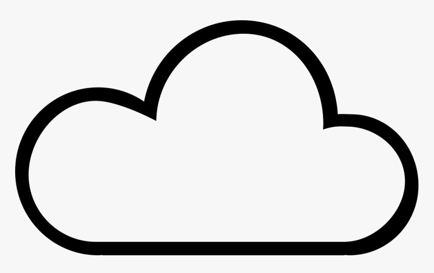 Cloud Outline Png - Cloud Outline Png White, Transparent Png, Free Download