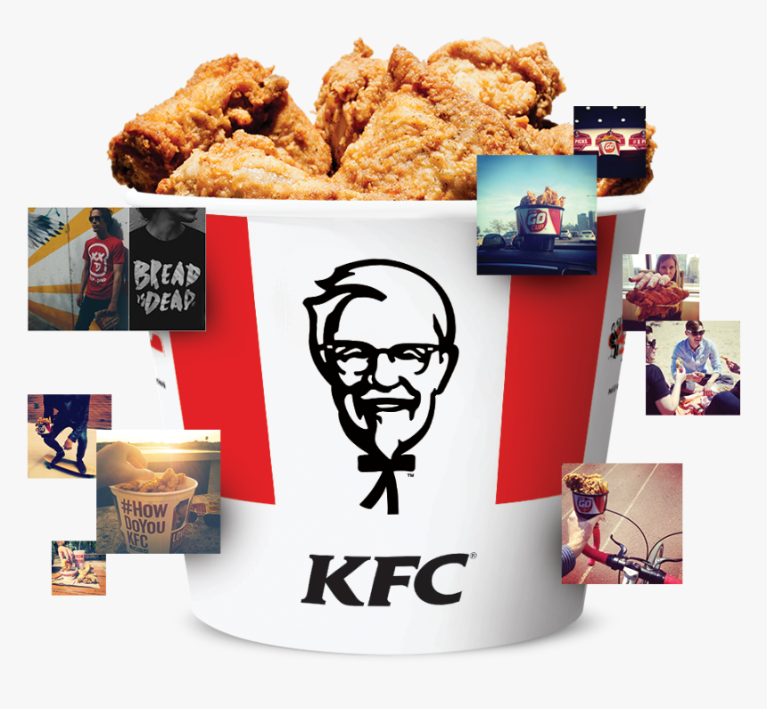 Kfc Social Bucket - Kfc Bucket, HD Png Download, Free Download