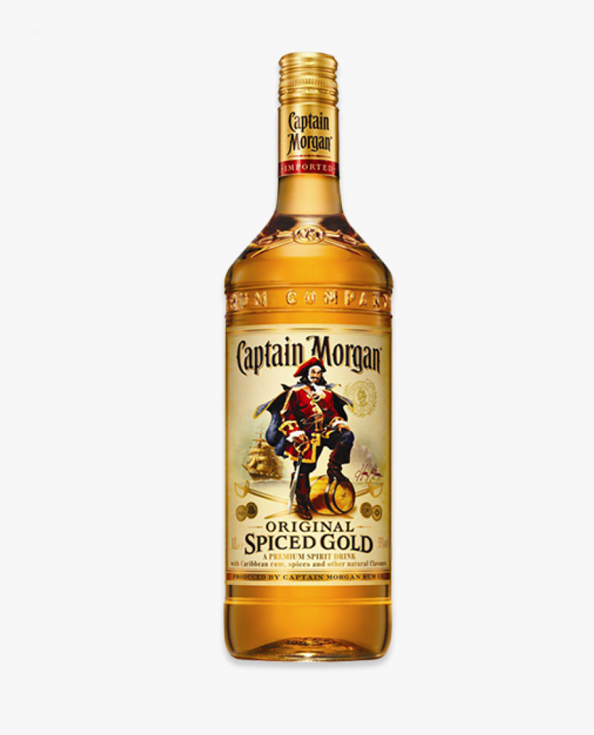 Captain Morgan 1 Litre - Bottle Of Captain Morgan, HD Png Download, Free Download