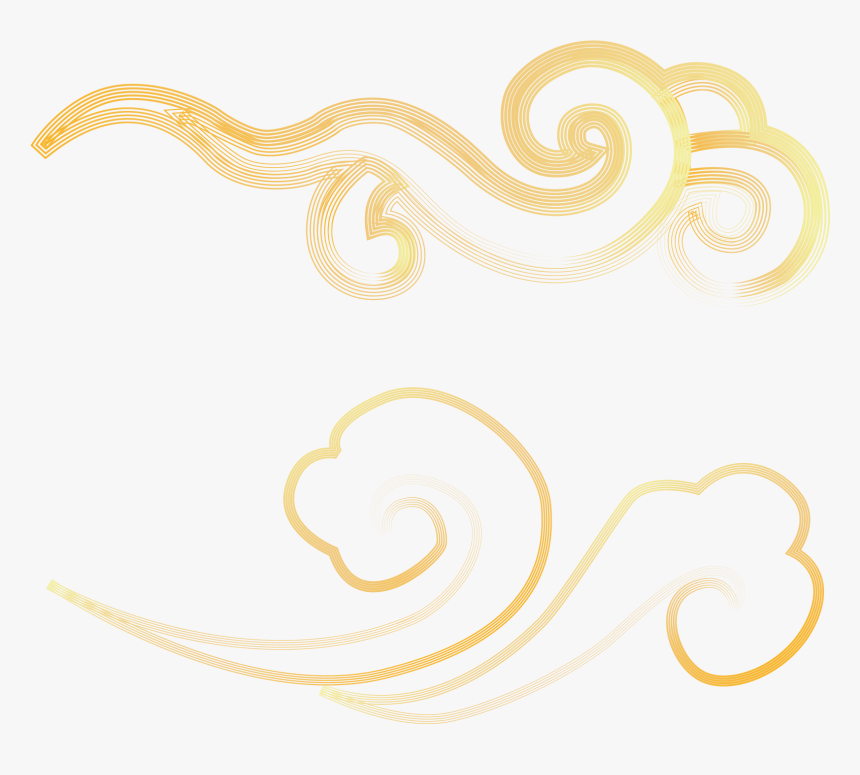 Chinese Style Lines Shapes Gradients Png And Vector - Illustration, Transparent Png, Free Download