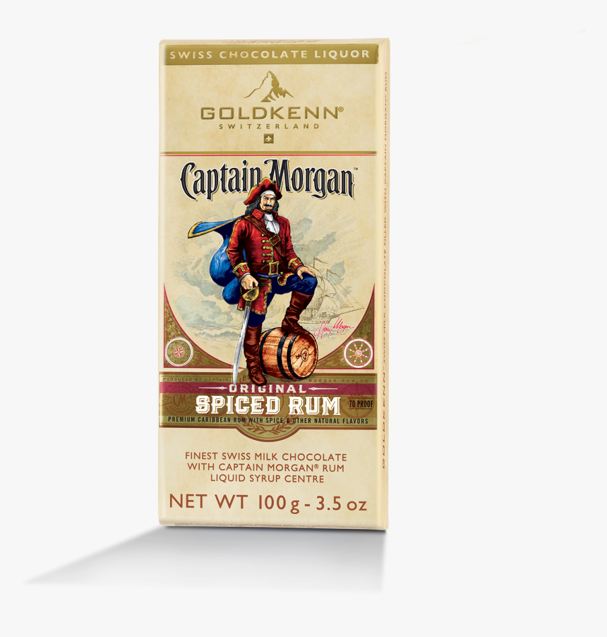 Captain Morgan , Png Download - Goldkenn Chocolate Captain Morgan, Transparent Png, Free Download