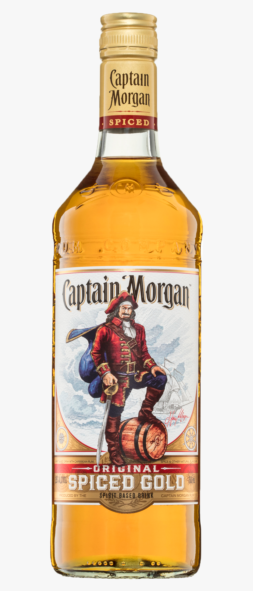 Pint Of Captain Morgan , Png Download - Captain Morgan 1l, Transparent Png, Free Download