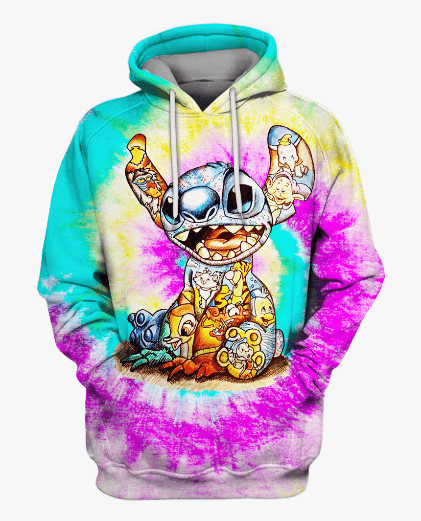 Gearhuman 3d Lilo And Stitch Hoodies - Hoodie, HD Png Download, Free Download