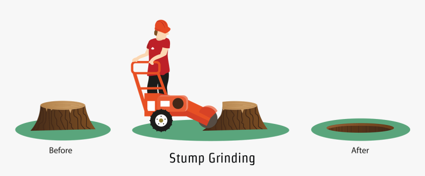 An Illustration Demonstrating Stump Grinding In Southampton, - Stump Grinder Clip Art, HD Png Download, Free Download