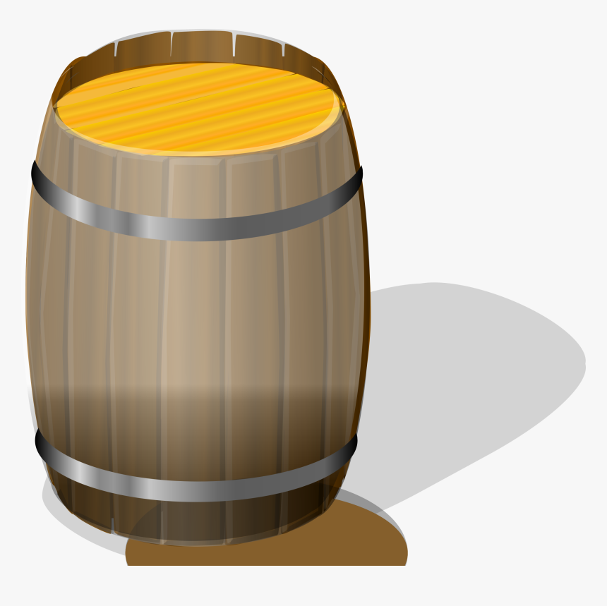 Wooden Barrel Petri Lumm 01 Clip Arts - Barrel Clip Art, HD Png Download, Free Download