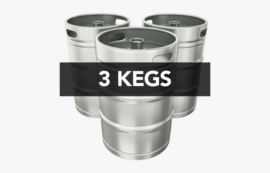 3 Keg Sponsorship - 3 Beer Kegs, HD Png Download, Free Download