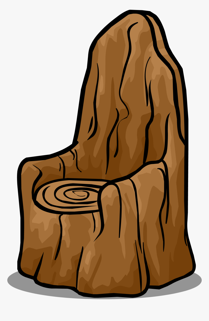 Tree Stump Chair Sprite - Chair, HD Png Download, Free Download