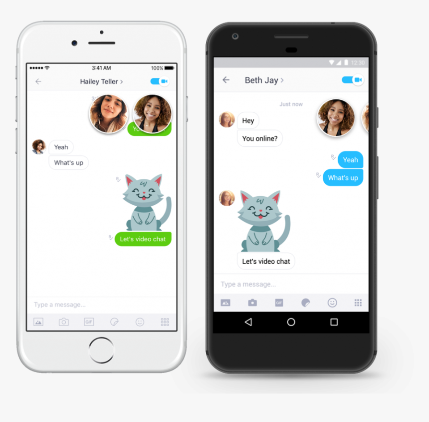 Video Chat On Kik App, HD Png Download, Free Download