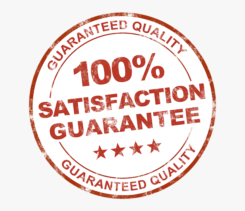 100 Satisfaction Guarantee Png, Transparent Png, Free Download