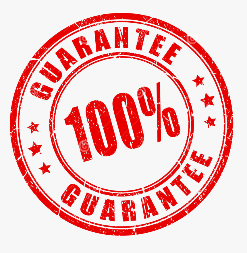 100% Satisfaction Guarantee - 100% Guarantee Stamp Png, Transparent Png, Free Download