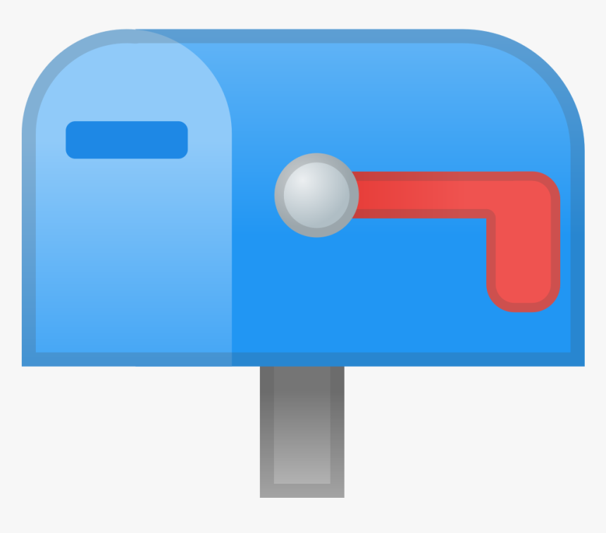 Closed Mailbox With Lowered Flag Icon - Sign, HD Png Download, Free Download