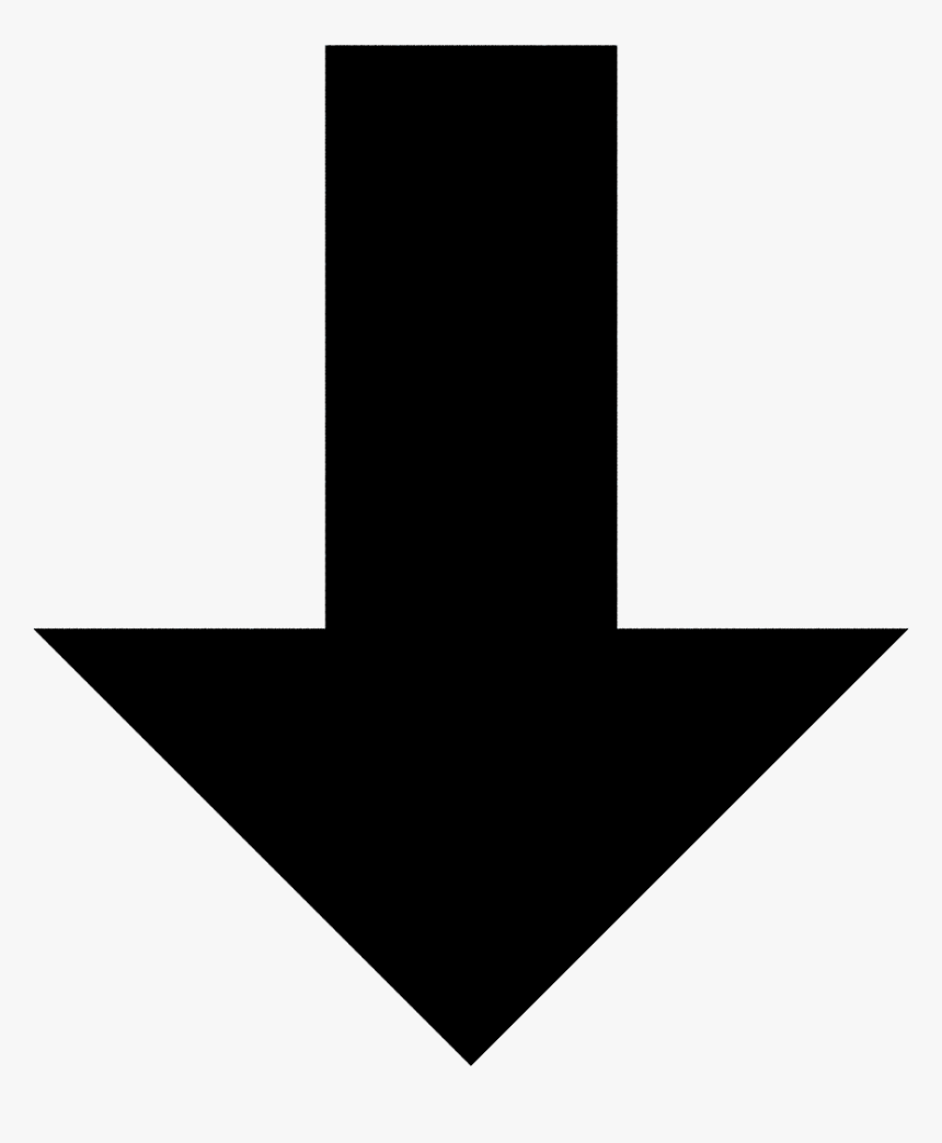 Arrow Thick - Thick Black Arrow Png, Transparent Png, Free Download