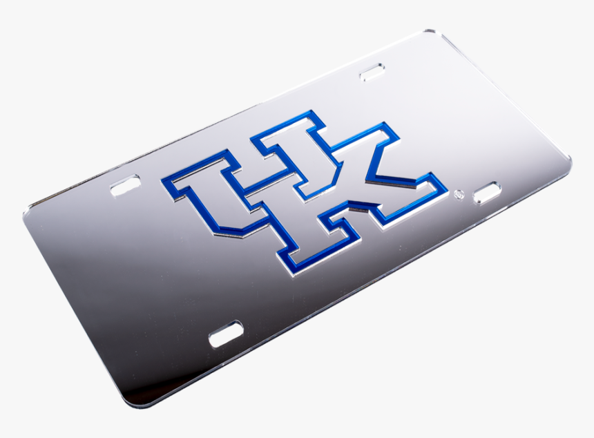 Kentucky License Plate Silver W/ Sliver Uk - Uk Wildcat Mirrored License Plate, HD Png Download, Free Download