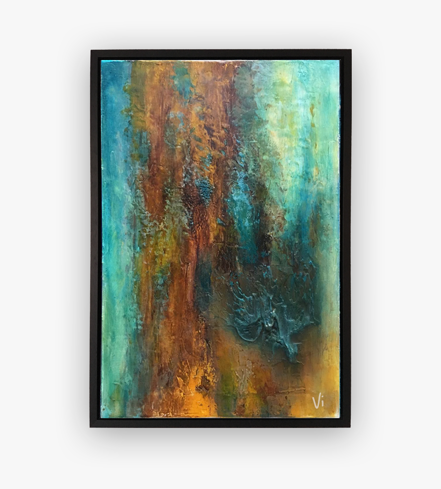 "rusty Teal - Modern Art, HD Png Download, Free Download