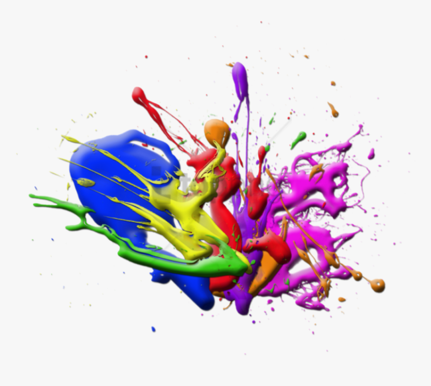 Free Png Download Color Ink Splatter Png Png Images - Transparent Transparent Background Paint Splash Png, Png Download, Free Download