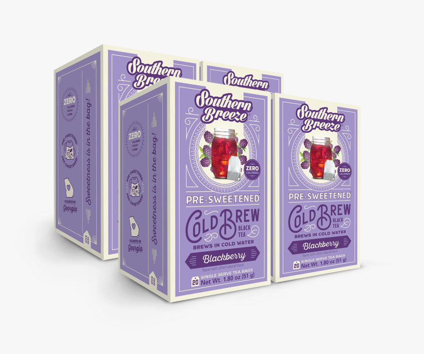 Blackberry Cold Brew Sweet Iced Tea - Tea, HD Png Download, Free Download