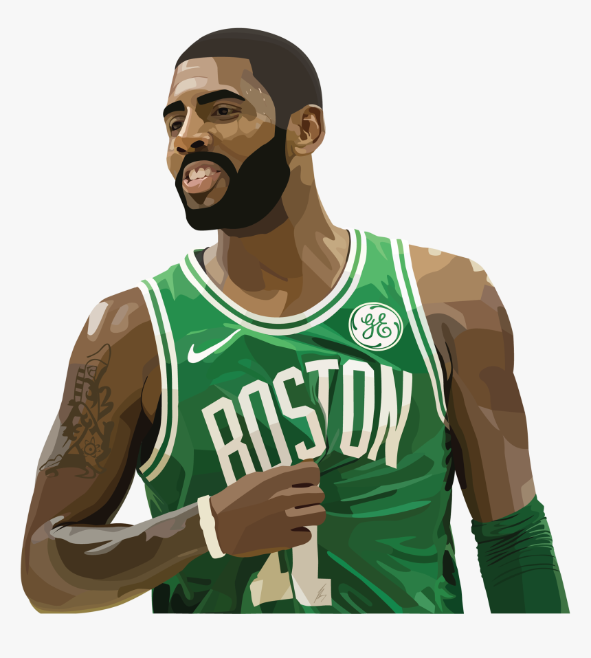 Kyrie Irving Vector Illustration - Kyrie Irving Vector Png, Transparent Png, Free Download