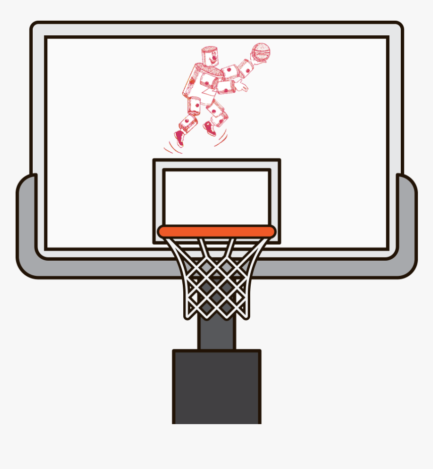 Clipart Basketball Hoop, HD Png Download, Free Download