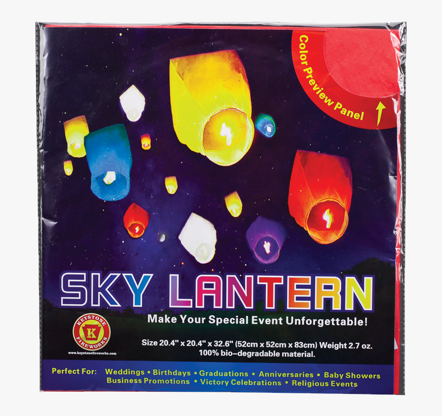 Keystone Fireworks Sky Lantern - Lanterns Fireworks, HD Png Download, Free Download